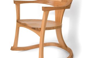 Robin the Rocker. In cherry. Neat practical and comfy rocking chair