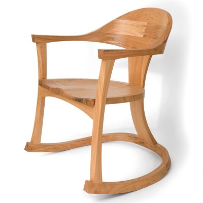 Robin the Rocker. In cherry. Neat practical and comfy rocking chair