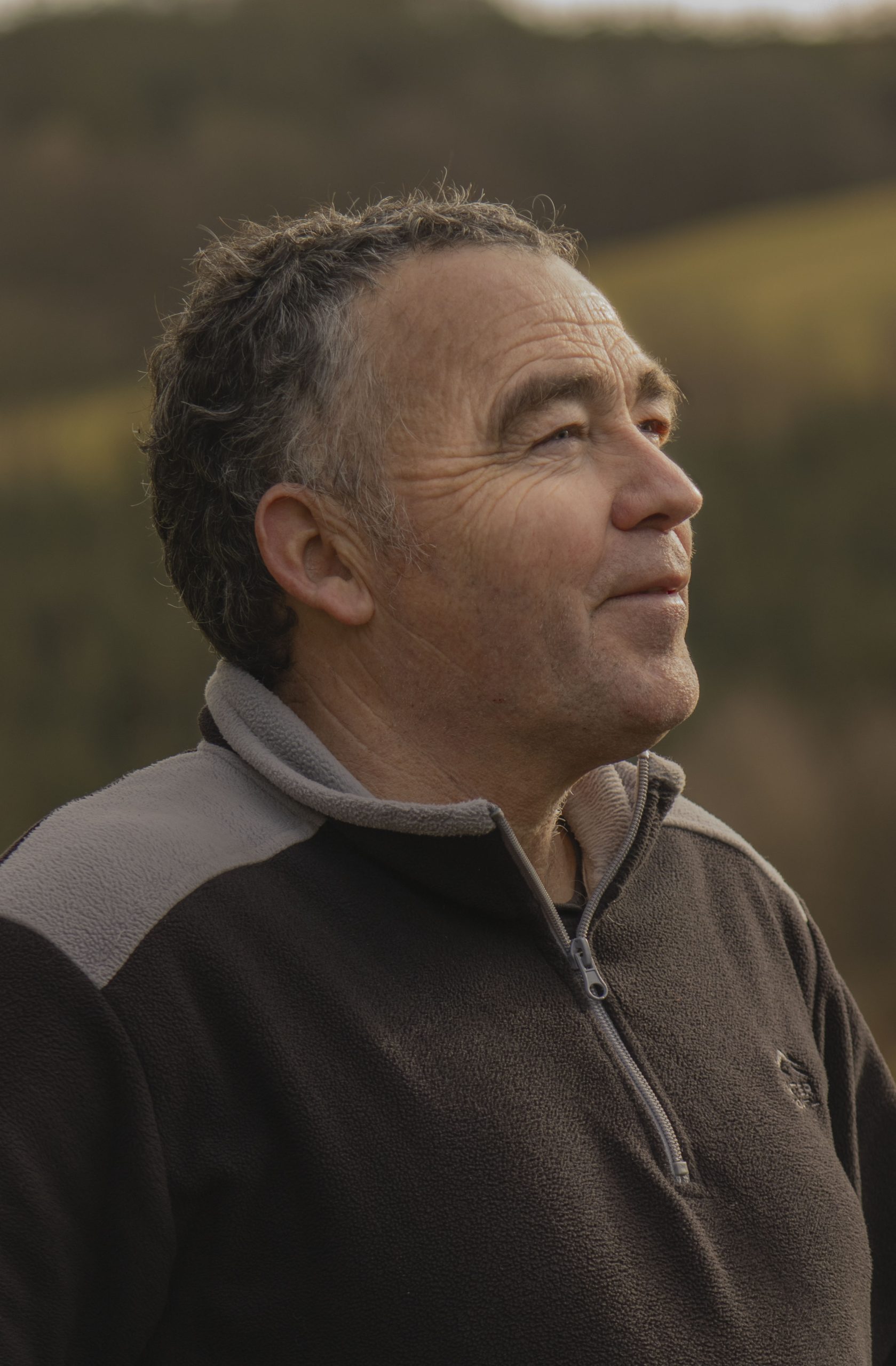 ‘Alan Sutherland’ A portrait of Alan Sutherland, a dry stain Dyker from my project ‘A Rich Seam’