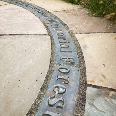 2. The Dispersed Memorial Forest, bronze detail