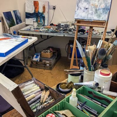 inside my working studio