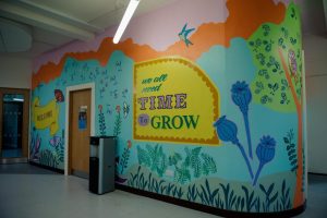 4. We All Need Time To Grow, mural detail