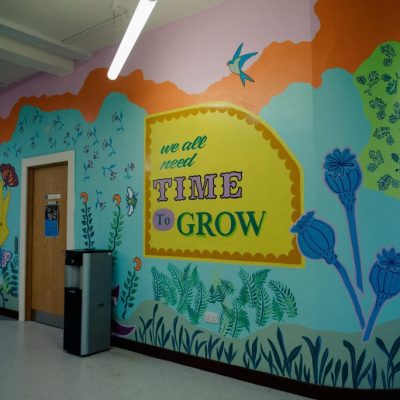 4. We All Need Time To Grow, mural detail