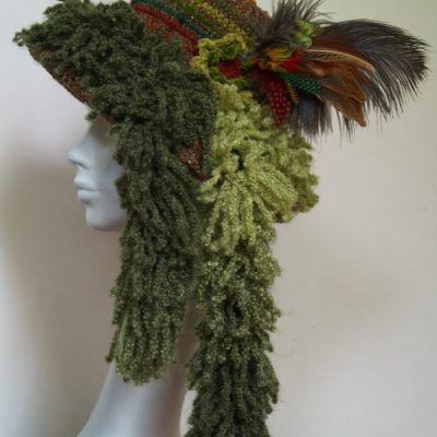 "Forest Fantasy" Silk and Lambswool