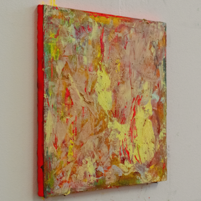 Drop the Dying Year, Oil on board