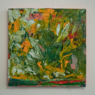 I am that I am, Oil on board