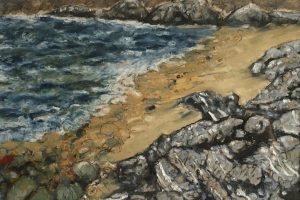 Oil pastel, KirkAndrews Tideline