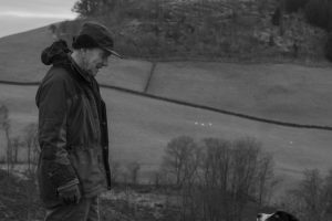 ‘Jock Rome’ An image of Jock a local farmer with his dog, from my project ‘A Rich Seam’.