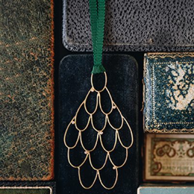 Interlace Pendant on Ribbon