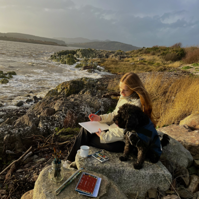 Louisa Birdsall Drawing Outdoors Louisa Birdsall Drawing Outdoors