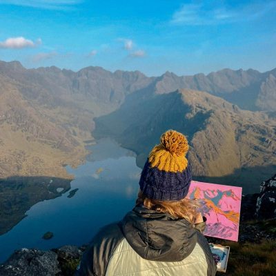 plein air painting from Sgurr na Strii, Isle of Skye. 2024 plein air painting from Sgurr na Strii, Isle of Skye. 2024