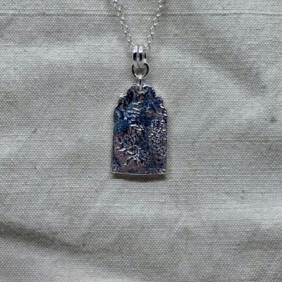 “Merab-agg” pendent, August 2025