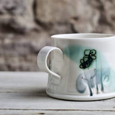 floral mug floral mug