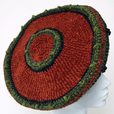 "Tudor Tammy" in chenille yarn