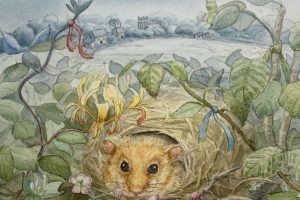 hedge between worlds before arched frame