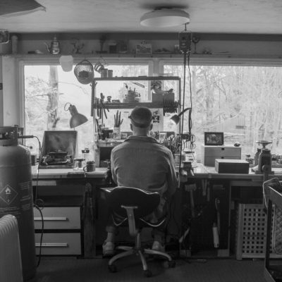 In the studio