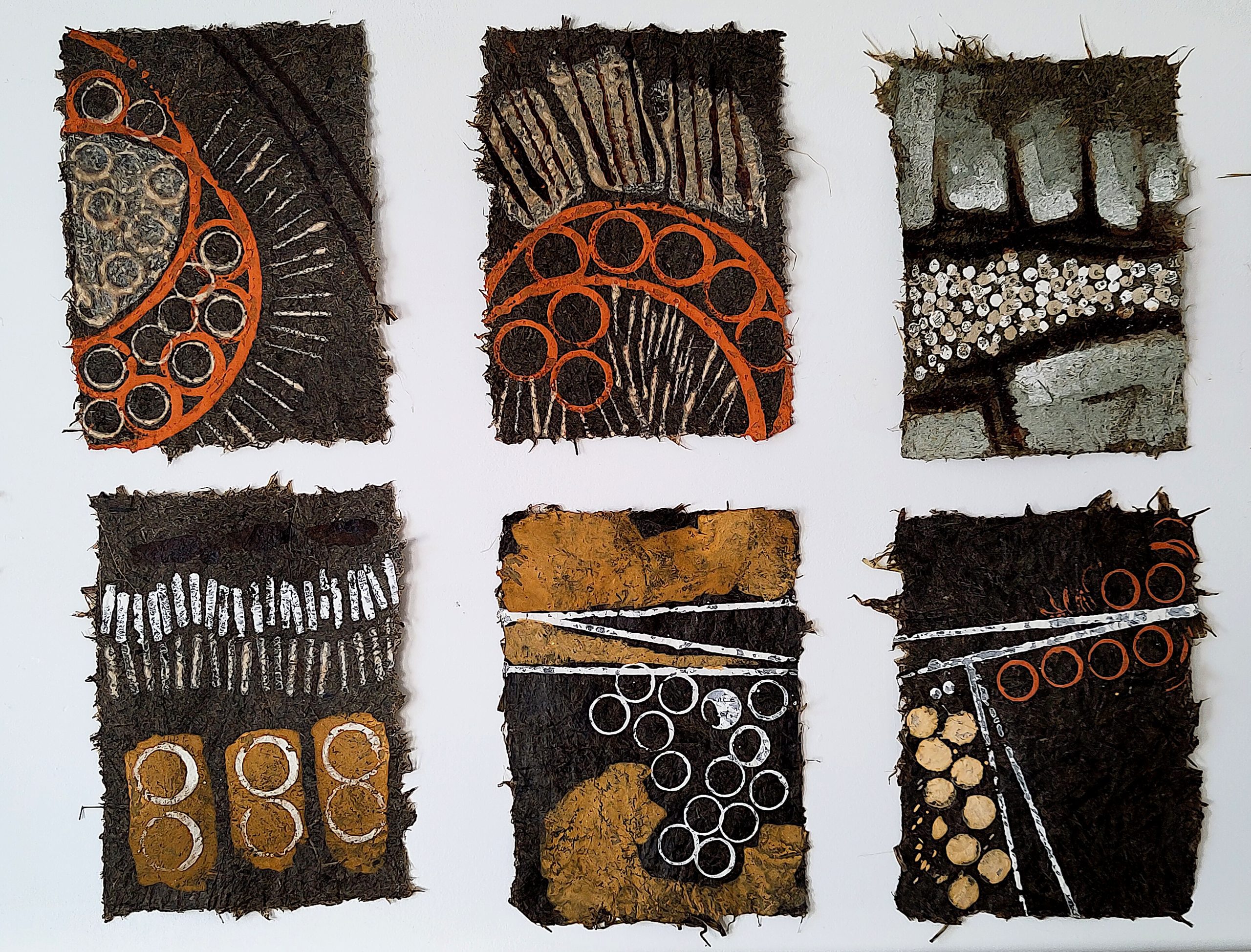 Paper & pigment selection papers A5 size