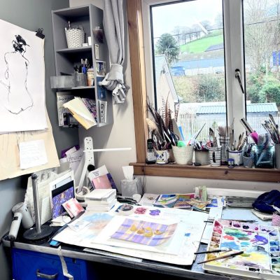 Watercolour desk