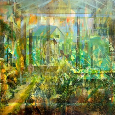 When Outside Becomes Inside.Oil on Panel. 100x140cm.Frame 115x155cm .£9800