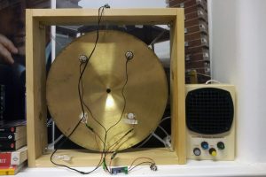 Cymbal reverb sculpture